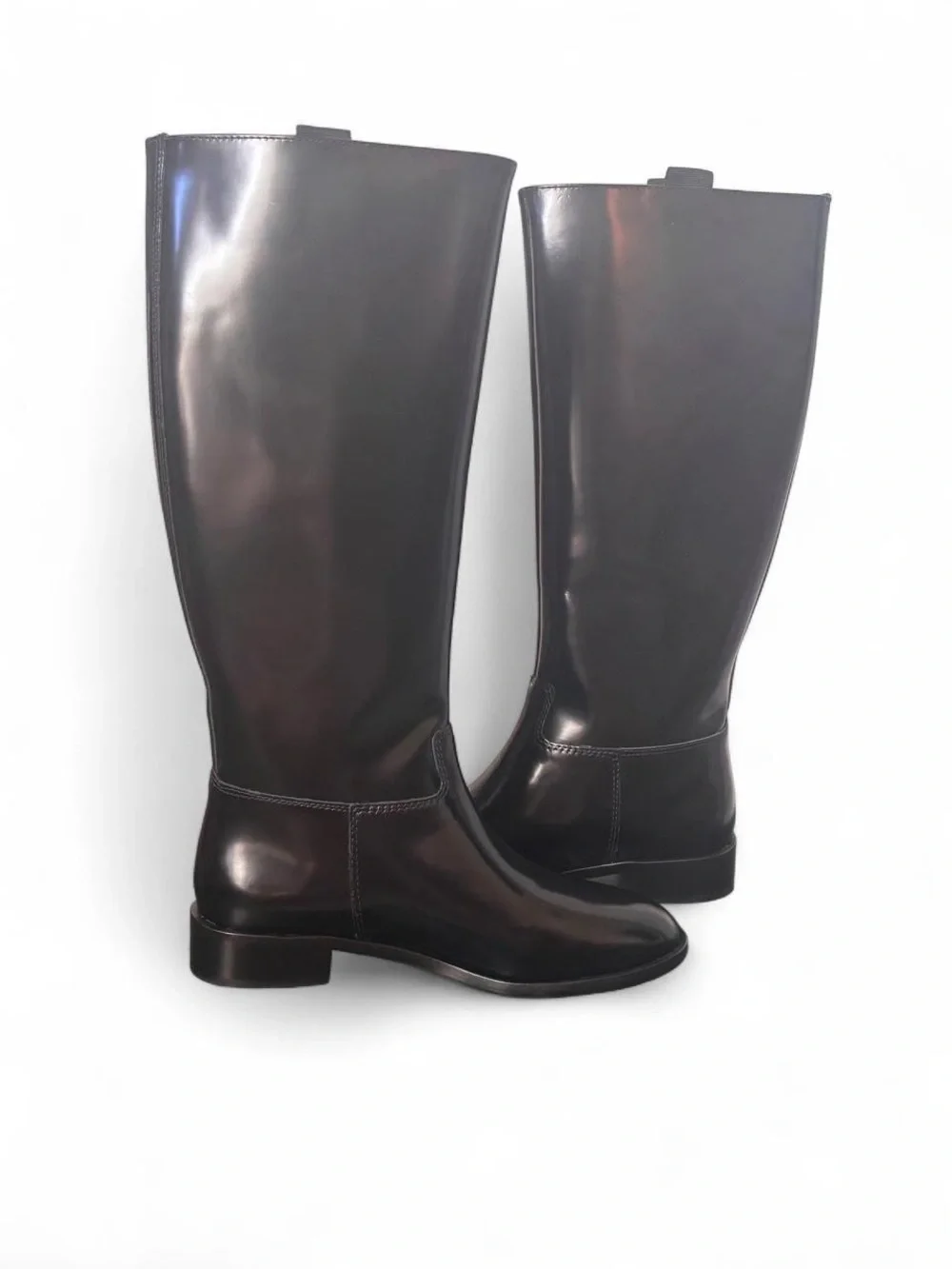 Sleek Black Riding Boots